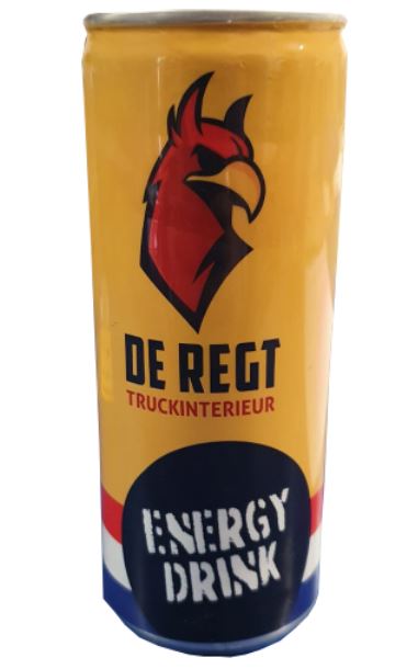 de Regt Energy Drink (250 ml) - Truckinterieur De Regt